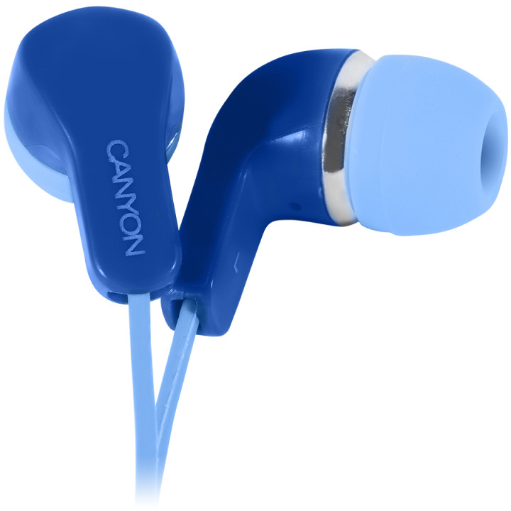 Слушалки Canyon CNS-CEPM02BL с микрофон, сини