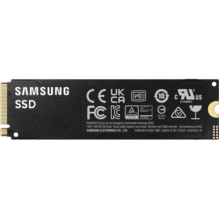 SSD диск Samsung 1TB 990 PRO, M.2 Type 2280, 7450/6900 MB/s - MZ-V9P1T0BW