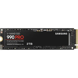 SSD диск Samsung 2TB 990 PRO, M.2 Type 2280, 7450/6900 MB/s - MZ-V9P2T0BW