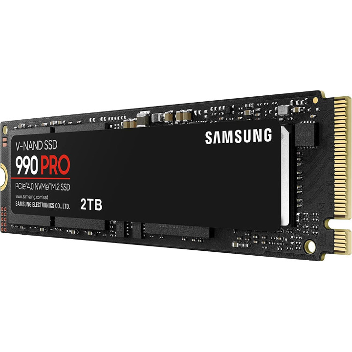 SSD диск Samsung 2TB 990 PRO, M.2 Type 2280, 7450/6900 MB/s - MZ-V9P2T0BW