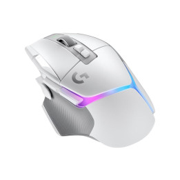 Геймърска мишка Logitech G502 X Plus White Lightsync RGB - 910-006171