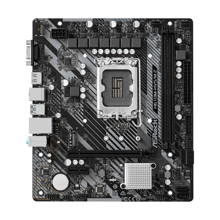 Дънна платка AsRock H610M-HVS/M.2 R2.0, LGA1700