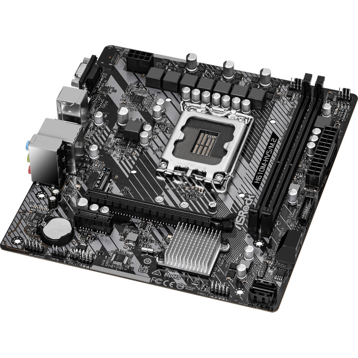 Дънна платка AsRock H610M-HVS/M.2 R2.0, LGA1700