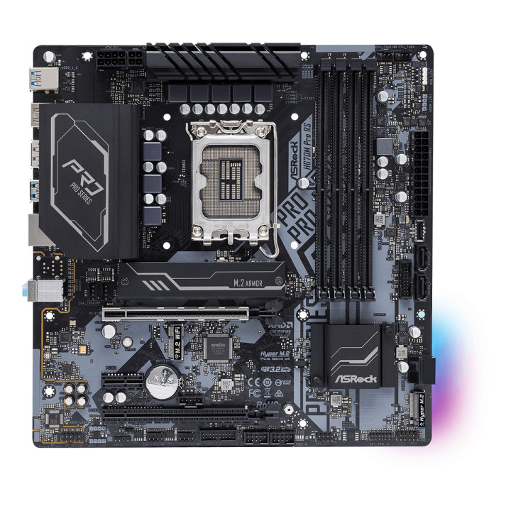 Дънна платка AsRock H670M PRO RS, LGA1700
