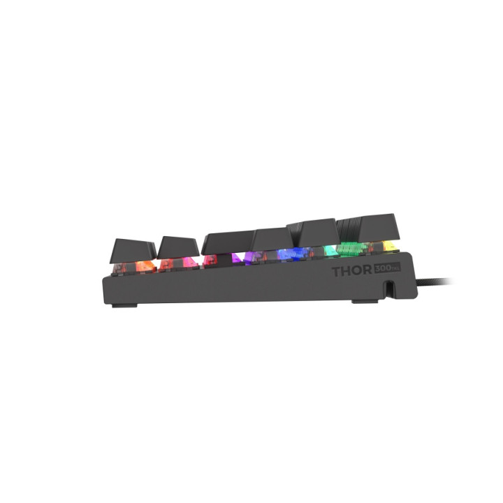 Геймърска клавиатура Genesis Thor 303 TKL RGB Backlight Red Switch US Layout Black - NKG-1882