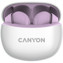 Bluetooth слушалки Canyon TWS-5  BT V5.3 JL 6983D4, Purple - CNS-TWS5PU