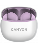 Bluetooth слушалки Canyon TWS-5  BT V5.3 JL 6983D4, Purple - CNS-TWS5PU