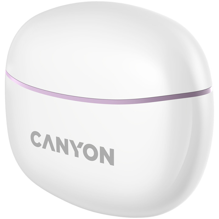 Bluetooth слушалки Canyon TWS-5  BT V5.3 JL 6983D4, Purple - CNS-TWS5PU