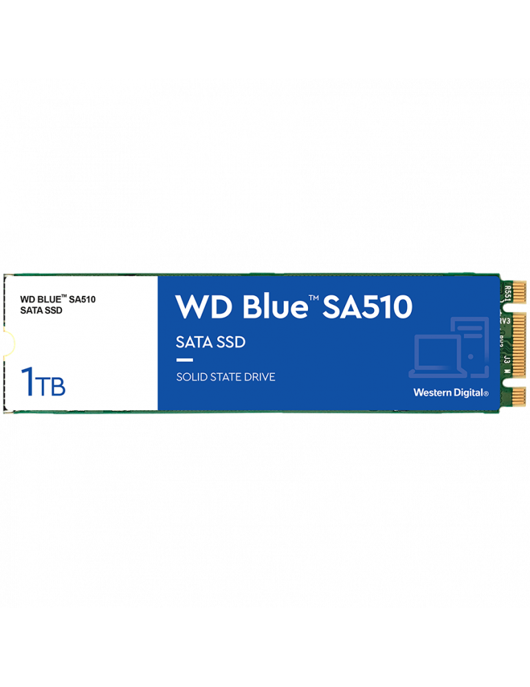 SSD диск WD 1TB Blue M.2, SATA 6Gb/s - WDS100T3B0B