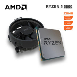Процесор AMD Ryzen 5 5600 6C/12T 3.6GHz до 4.2GHz Boost, 36MB, 65W, AM4, MPK - 100-100000927MPK