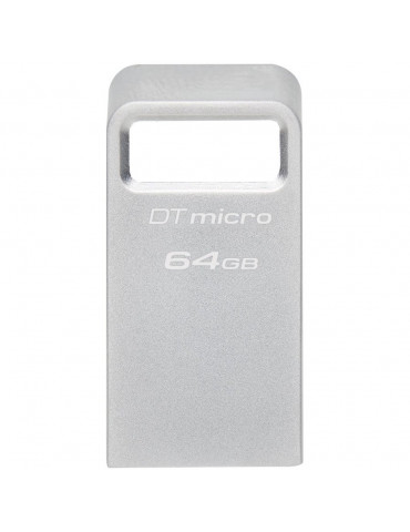 Флаш памет Kingston 64GB DataTraveler Micro 200MB/s Metal USB 3.2 - DTMC3G2/64GB