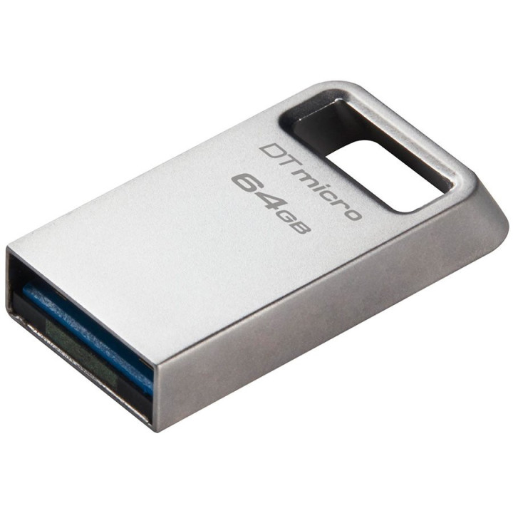 Флаш памет Kingston 64GB DataTraveler Micro 200MB/s Metal USB 3.2 - DTMC3G2/64GB
