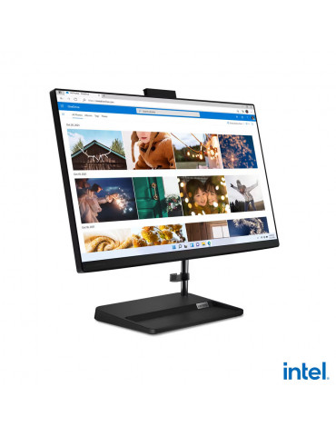 Компютър Lenovo IdeaCentre AIO 3 24IAP7, Intel i3-1215U, 23.8" FHD WVA AG, 8GB DDR4 RAM, 256GB SSD, No OS - F0GH00WHRI
