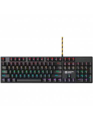 Механична геймърска клавиатура Canyon Deimos GK-4, черен - CND-SKB4-US