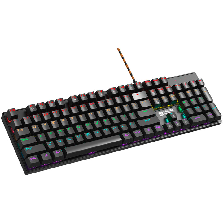 Механична геймърска клавиатура Canyon Deimos GK-4, черен - CND-SKB4-US