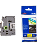 Brother TZe-355 Tape White on Black, Laminated, 24mm, 8 m - Eco