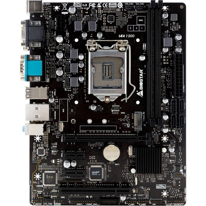 Дънна платка Biostar H410MHG Version 6.0, mATX, LGA1200