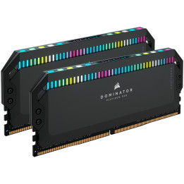 RAM памет Corsair 32G(2x16GB) DDR5 6200 PC5-49600 CL36 Dominator Platinum RGB 1.25V - Black - CMT32GX5M2X6200C36