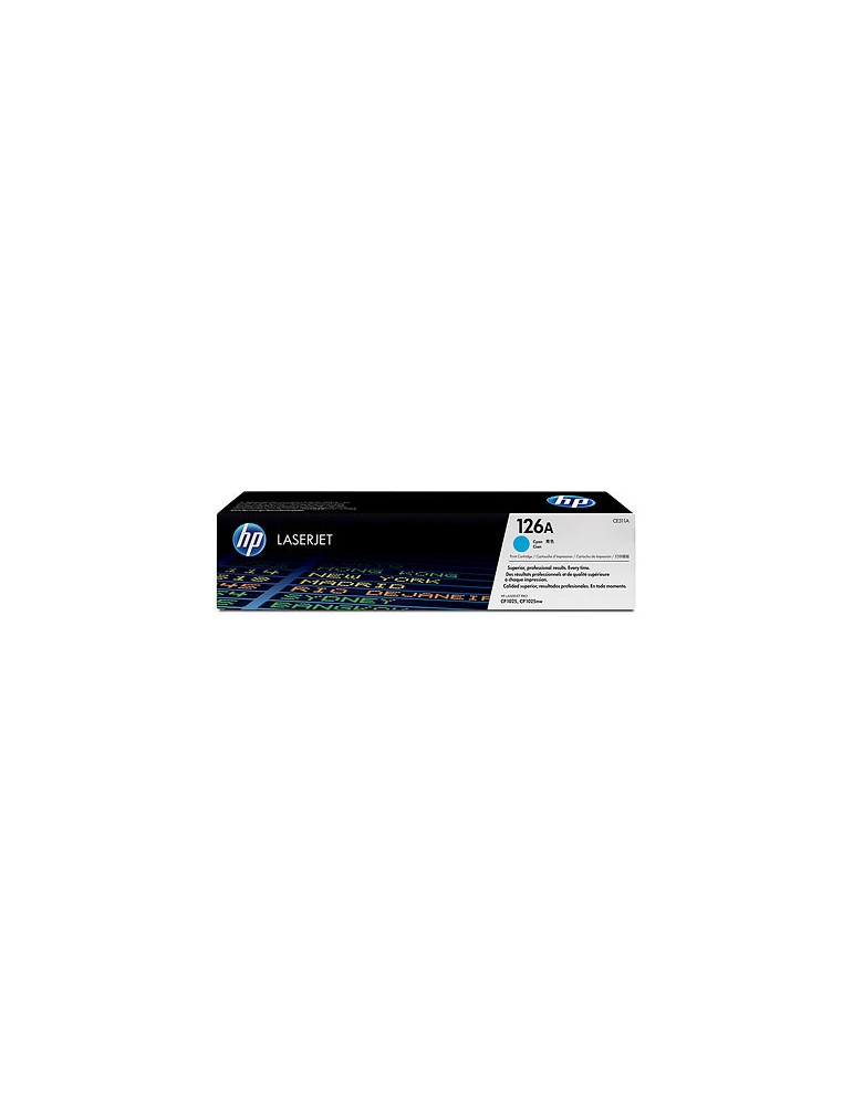 HP 126A Cyan LaserJet Toner Cartridge