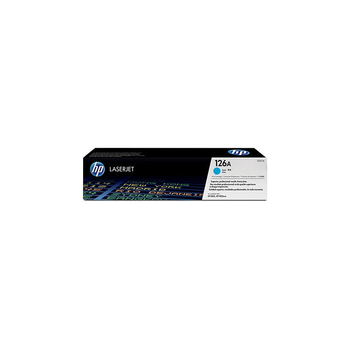 HP 126A Cyan LaserJet Toner Cartridge