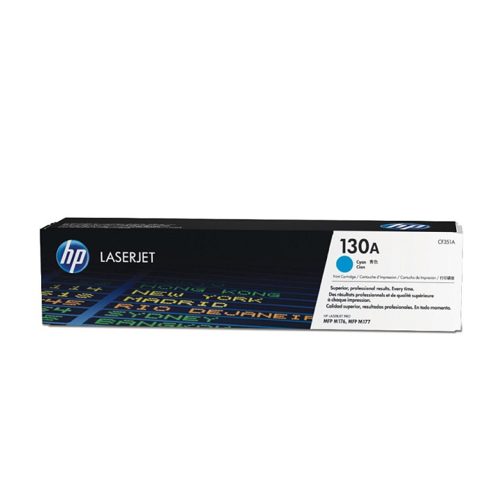 HP 130A Cyan LaserJet Toner Cartridge (CF351A)