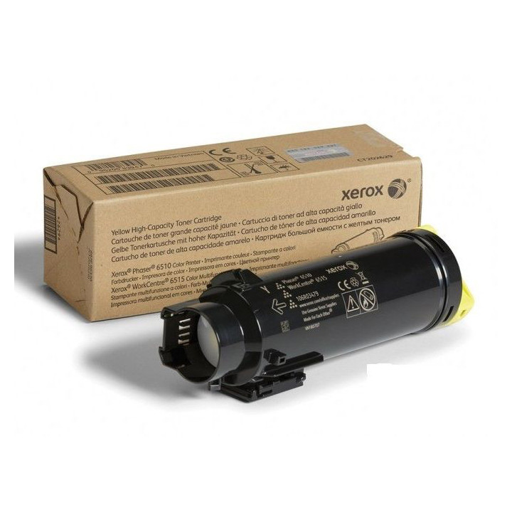 Xerox Yellow Standard Capacity Toner Cartridge for WorkCentre 6515/Phaser 6510 (1000 pages)