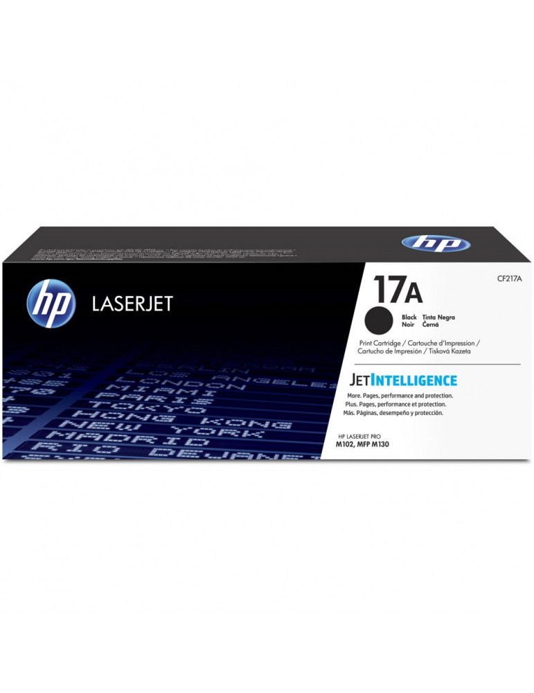 HP 17A Black Original LaserJet Toner Cartridge (CF217A)