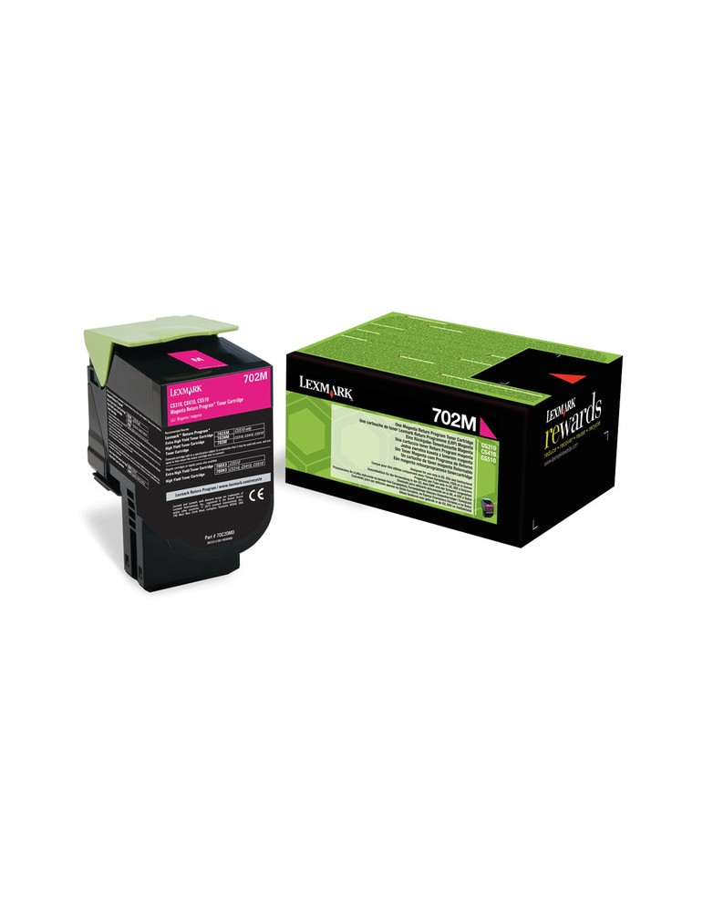 Lexmark 702M Magenta Return Program Toner Cartridge