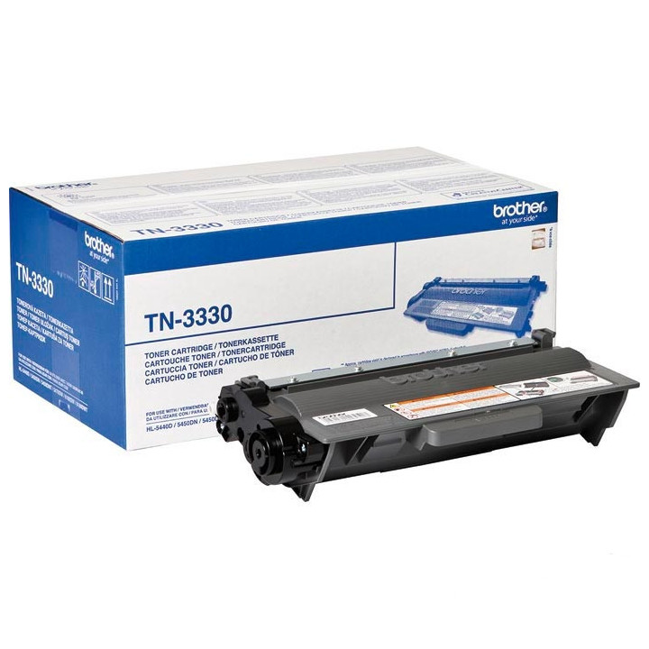 Brother TN-3330 Toner Cartridge Standard Yield for HL-5440D, 5450DN, 5470DW, 6180DW