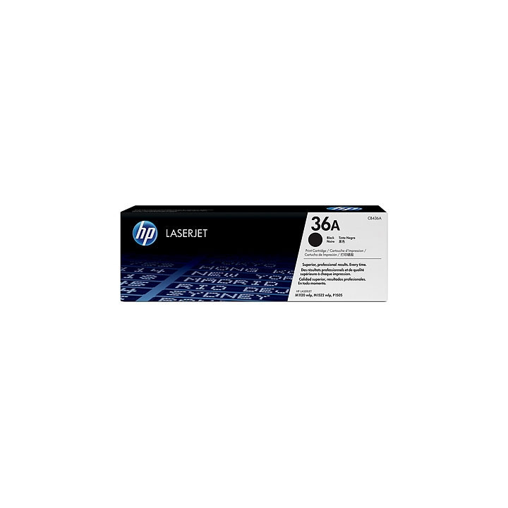HP 36A Black LaserJet Toner Cartridge