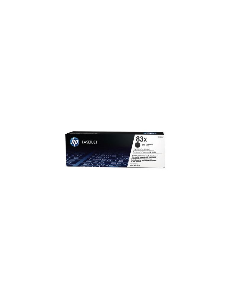 HP 83X Black LaserJet Toner Cartridge (CF283X)