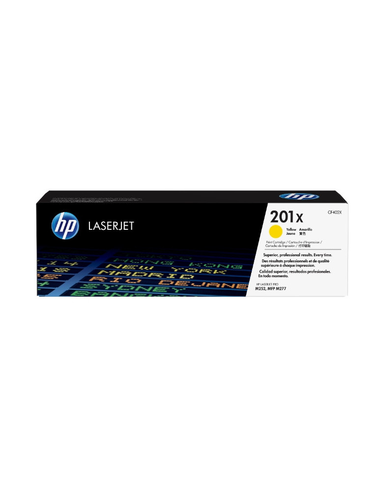 HP 201X High Capacity Yellow Original LaserJet Toner Cartridge (CF402X)