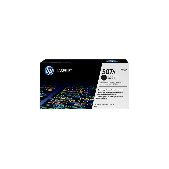 HP 507A Black LaserJet Toner Cartridge