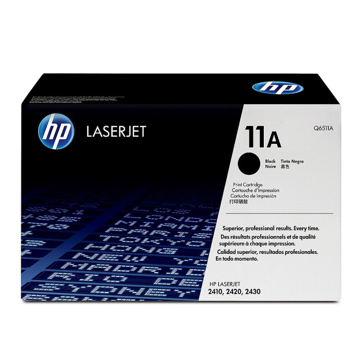 HP 11A Black LaserJet Toner Cartridge