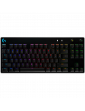 Геймърска клавиатура Logitech PRO X TKL Lightspeed, Tactile, US - BLACK - 920-012136