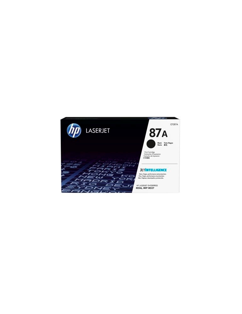 HP 87A Black Original LaserJet Toner Cartridge (CF287A)