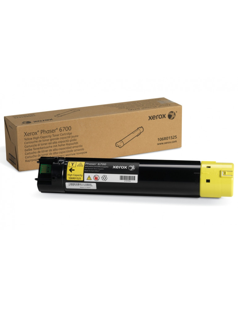 Xerox Phaser 6700 Yellow High Capacity Toner Cartridge