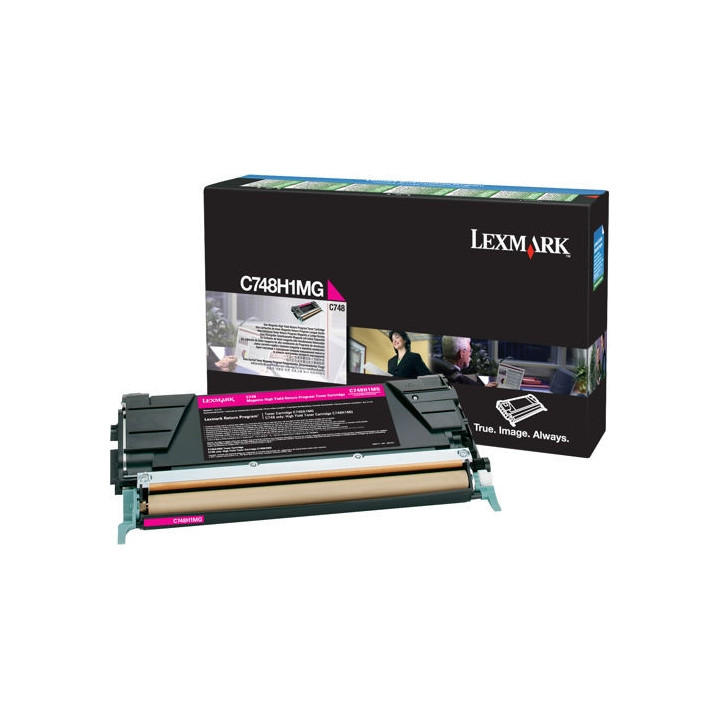 Lexmark C748 Magenta High Yield Return Program Toner Cartridge