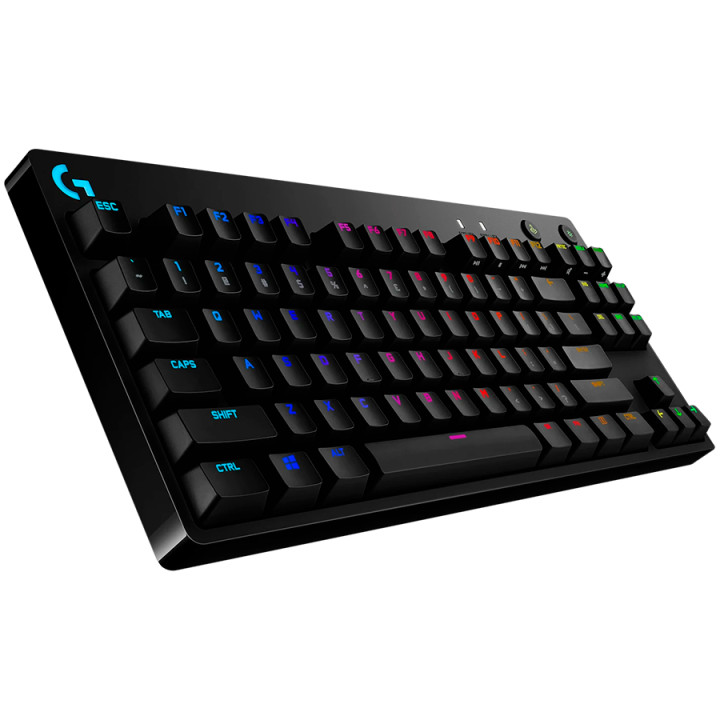 Геймърска клавиатура Logitech PRO X TKL Lightspeed, Tactile, US - BLACK - 920-012136