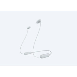 Безжични слушалки Sony Headset WI-C100, white - WIC100W.CE7