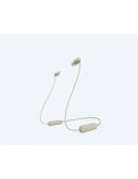 Безжични слушалки Sony Headset WI-C100, taupe - WIC100C.CE7