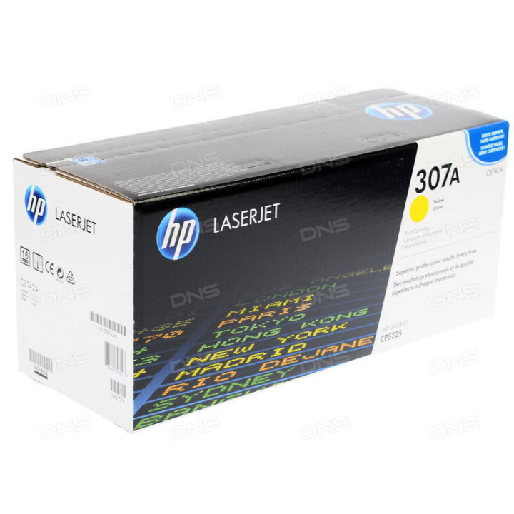HP 307A Yellow LaserJet Toner Cartridge