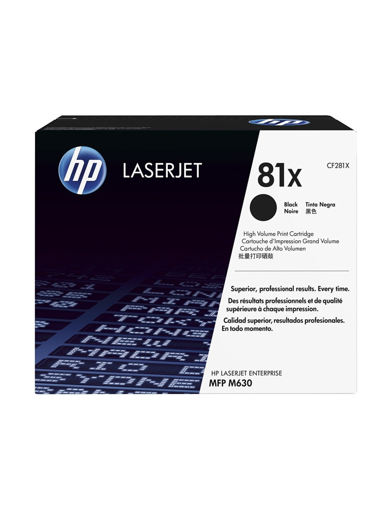 HP 81X High Yield Black Original LaserJet Toner Cartridge