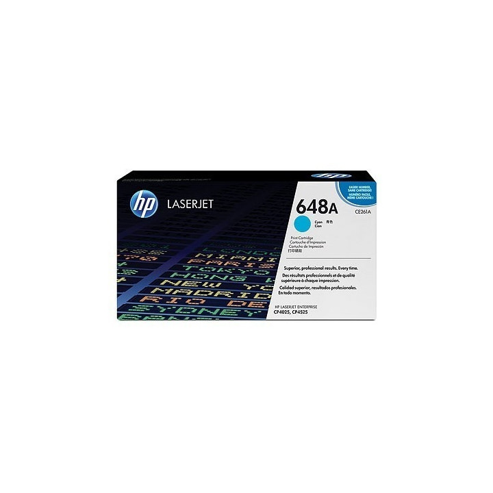 HP 648A Cyan LaserJet Toner Cartridge