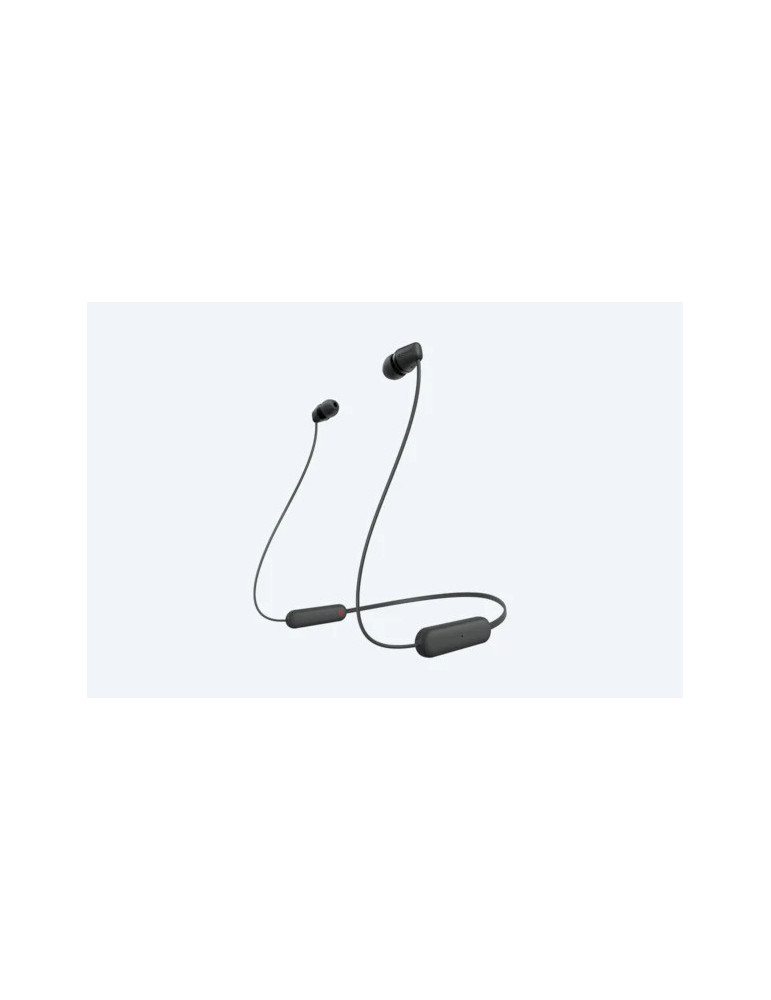 Безжични слушалки-тапи Sony WI-C100, black - WIC100B.CE7