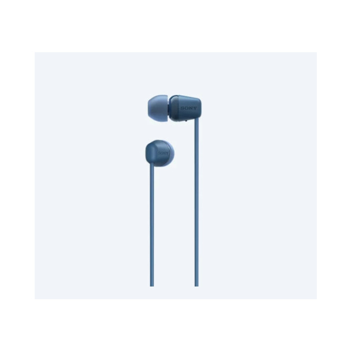 Безжични слушалки-тапи Sony WI-C100, blue - WIC100L.CE7