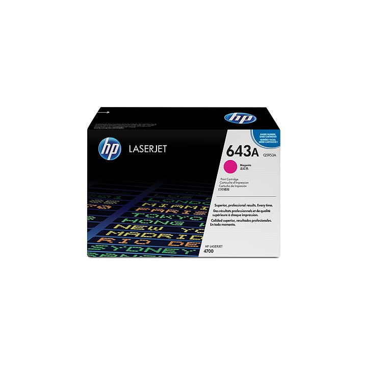 HP 643A Magenta LaserJet Toner Cartridge