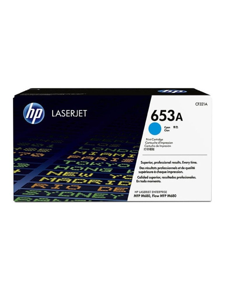 HP 653A Cyan Original LaserJet Toner Cartridge