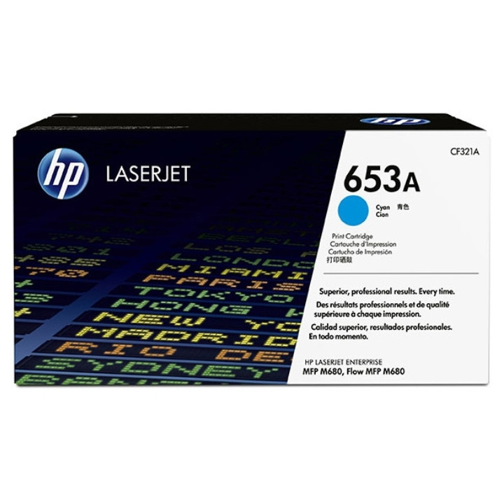 HP 653A Cyan Original LaserJet Toner Cartridge