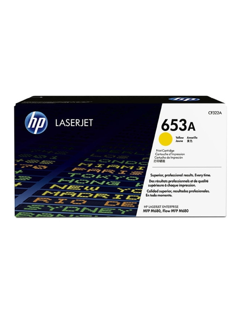 HP 653A Yellow Original LaserJet Toner Cartridge